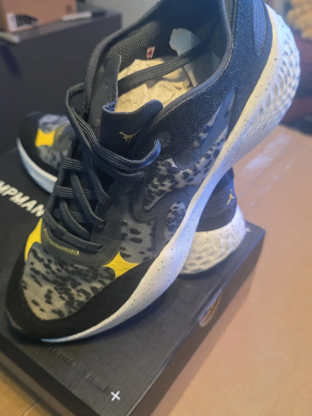 Air Jordan Delta 3 Low Men’s Grey Black & Yellow Sneakers